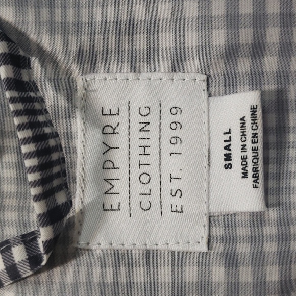 Empyre Clothing NWOT Checkered Hooded Windbreaker Jacket, Small - Picture 2 of 8